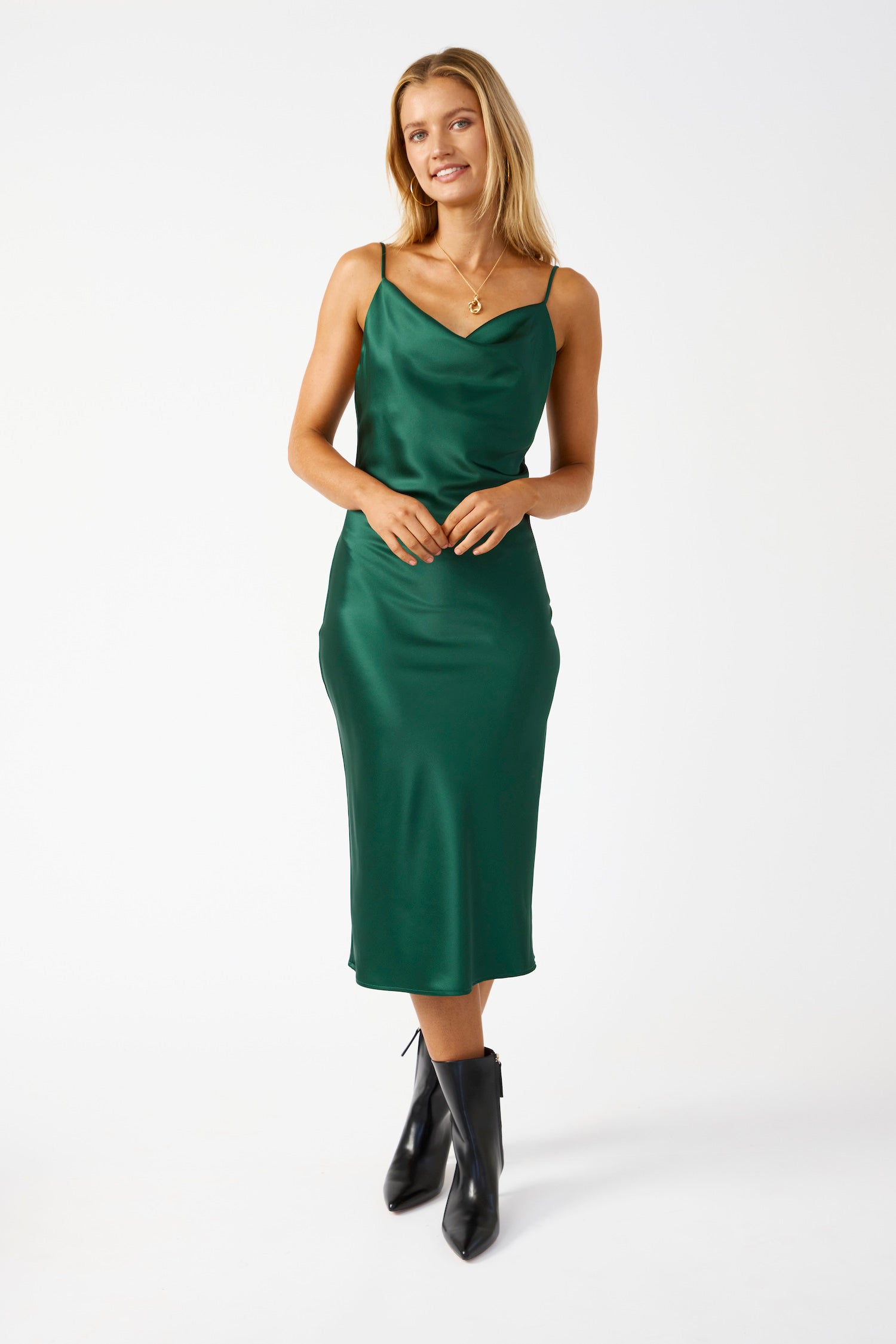 Ebbe Dress - emerald
