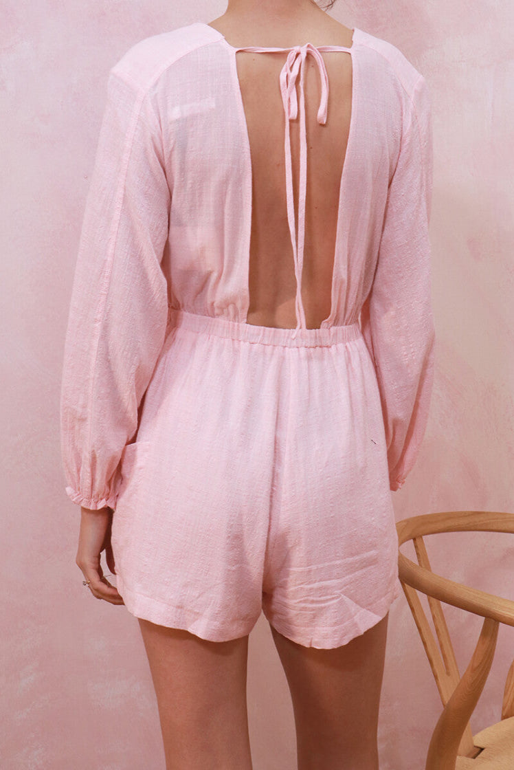 Rita Romper - Pink