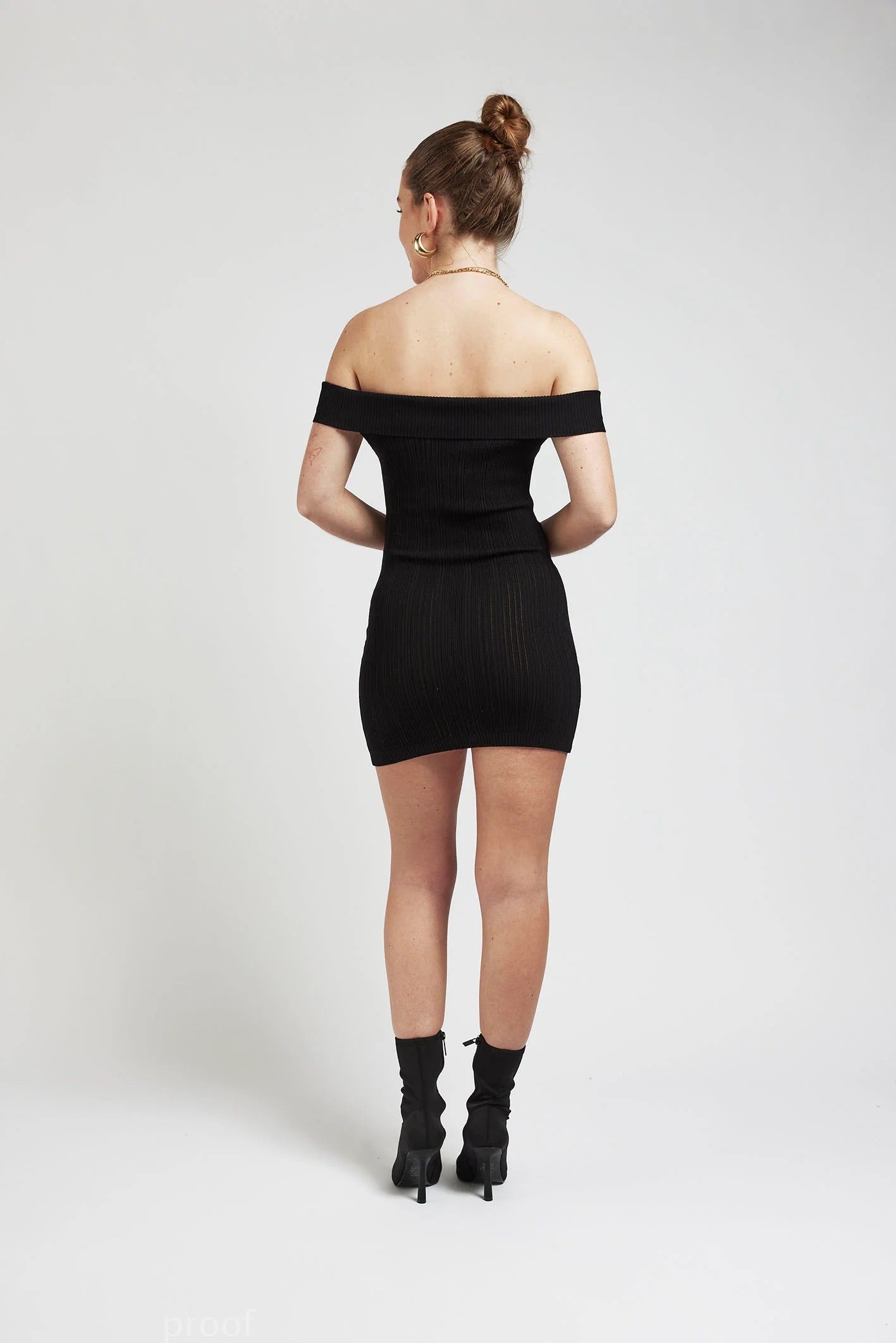Oceania Mini Dress - black
