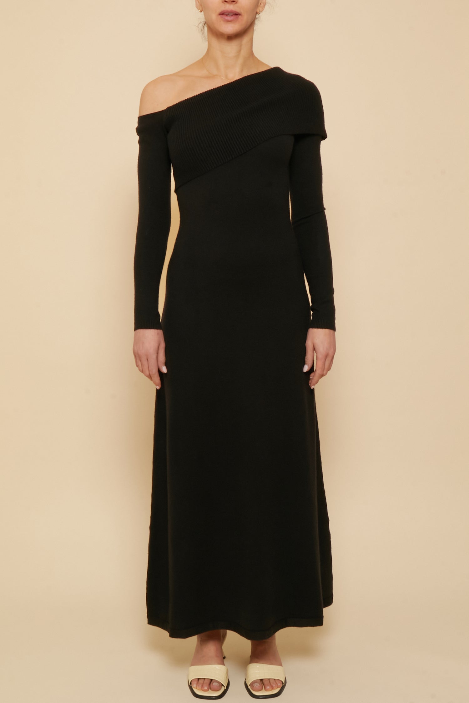 SL726506 ASYM KNIT DRESS