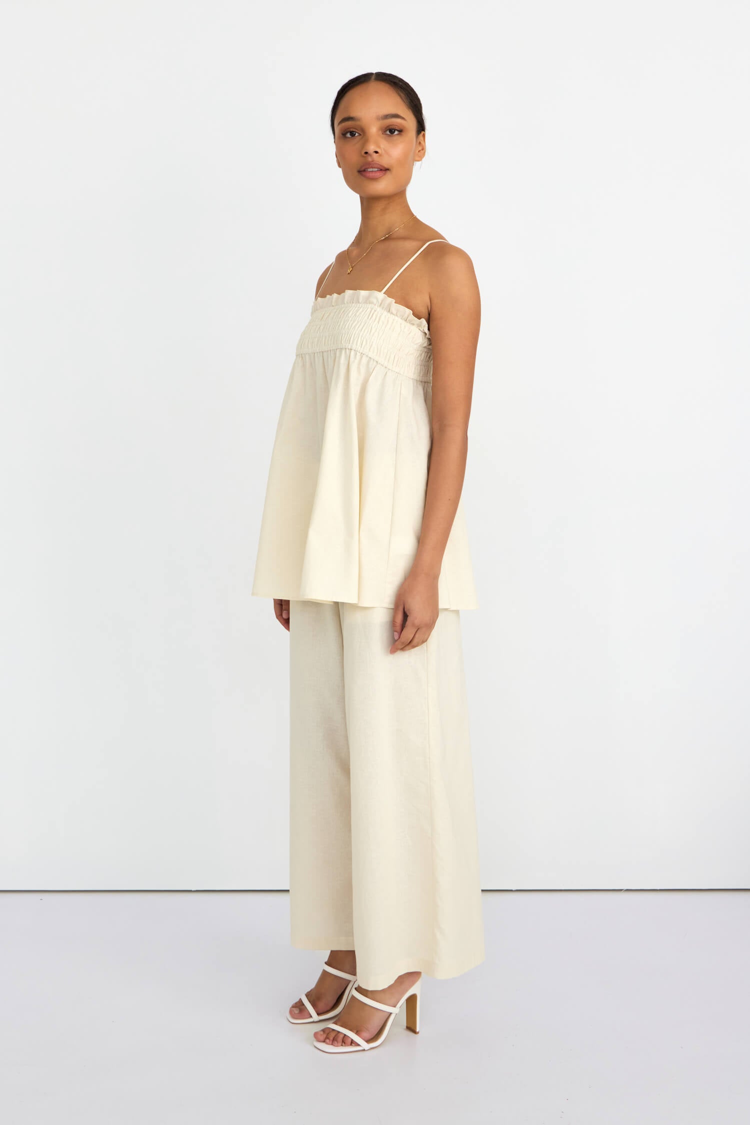 Ivory Cloud Camisole - beige