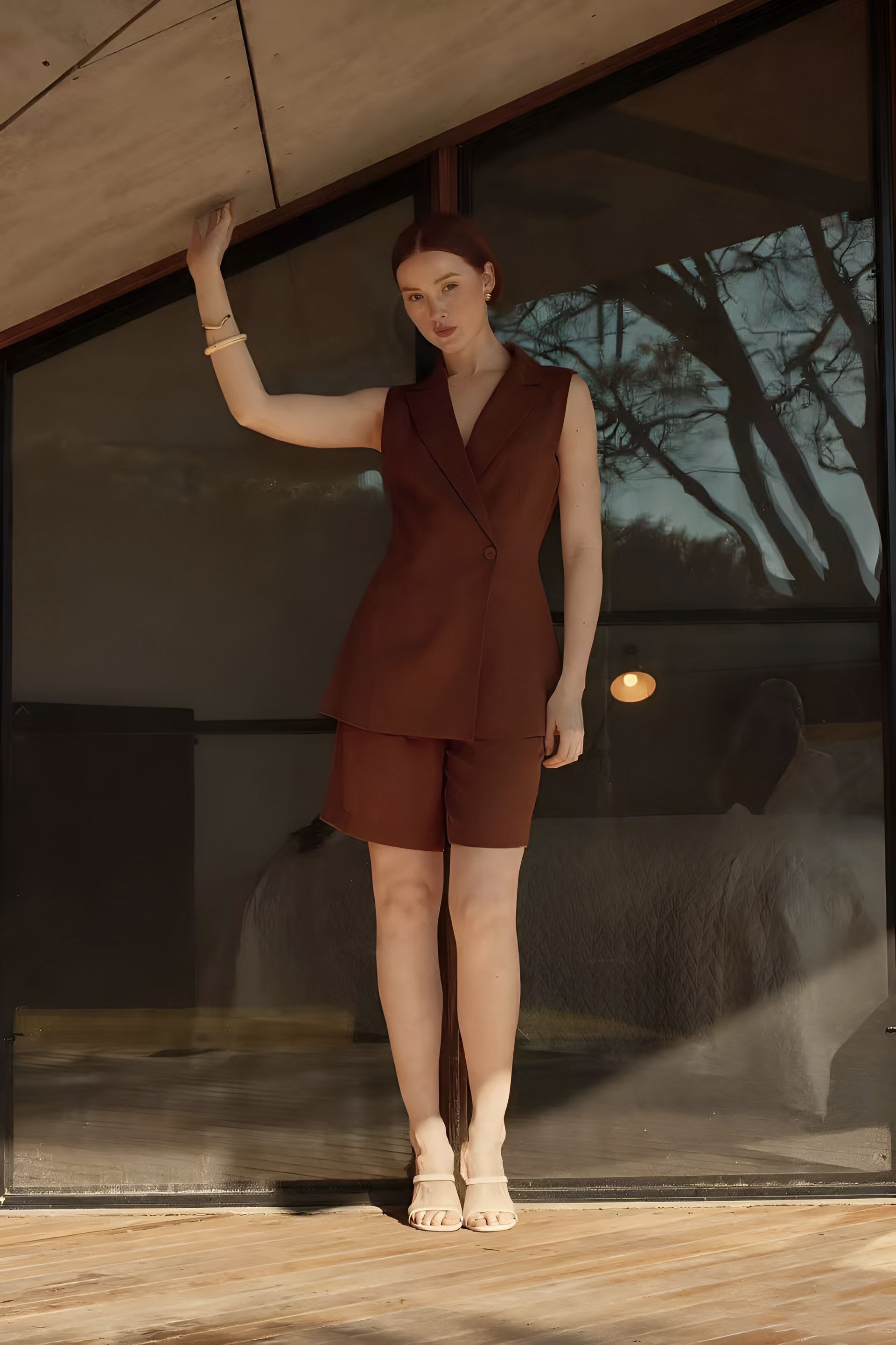 Clara Shorts - Brown