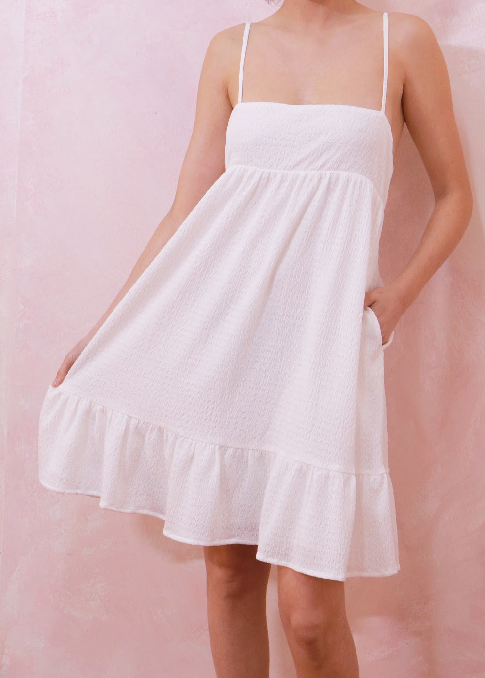 Keaton Mini Dress - White