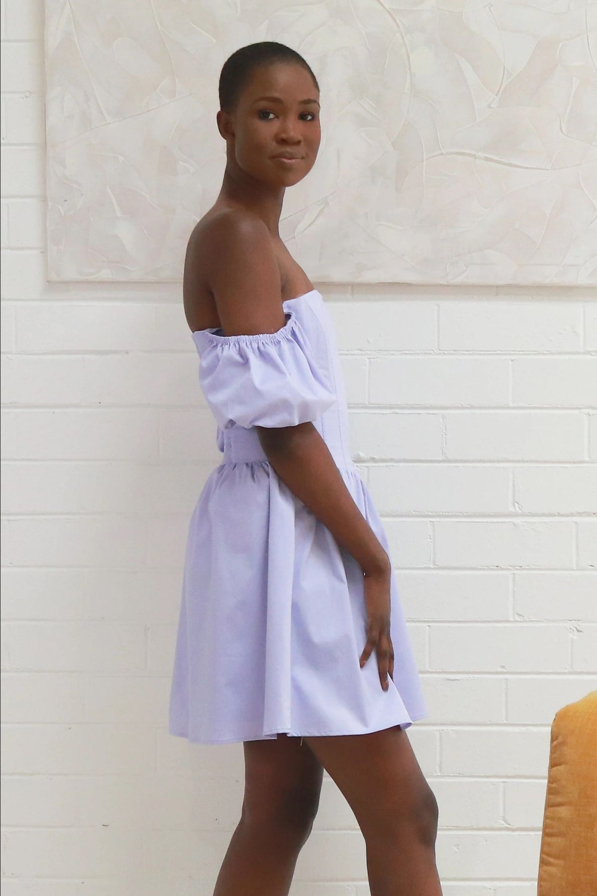 Limone Croset Mini Dress - lilac