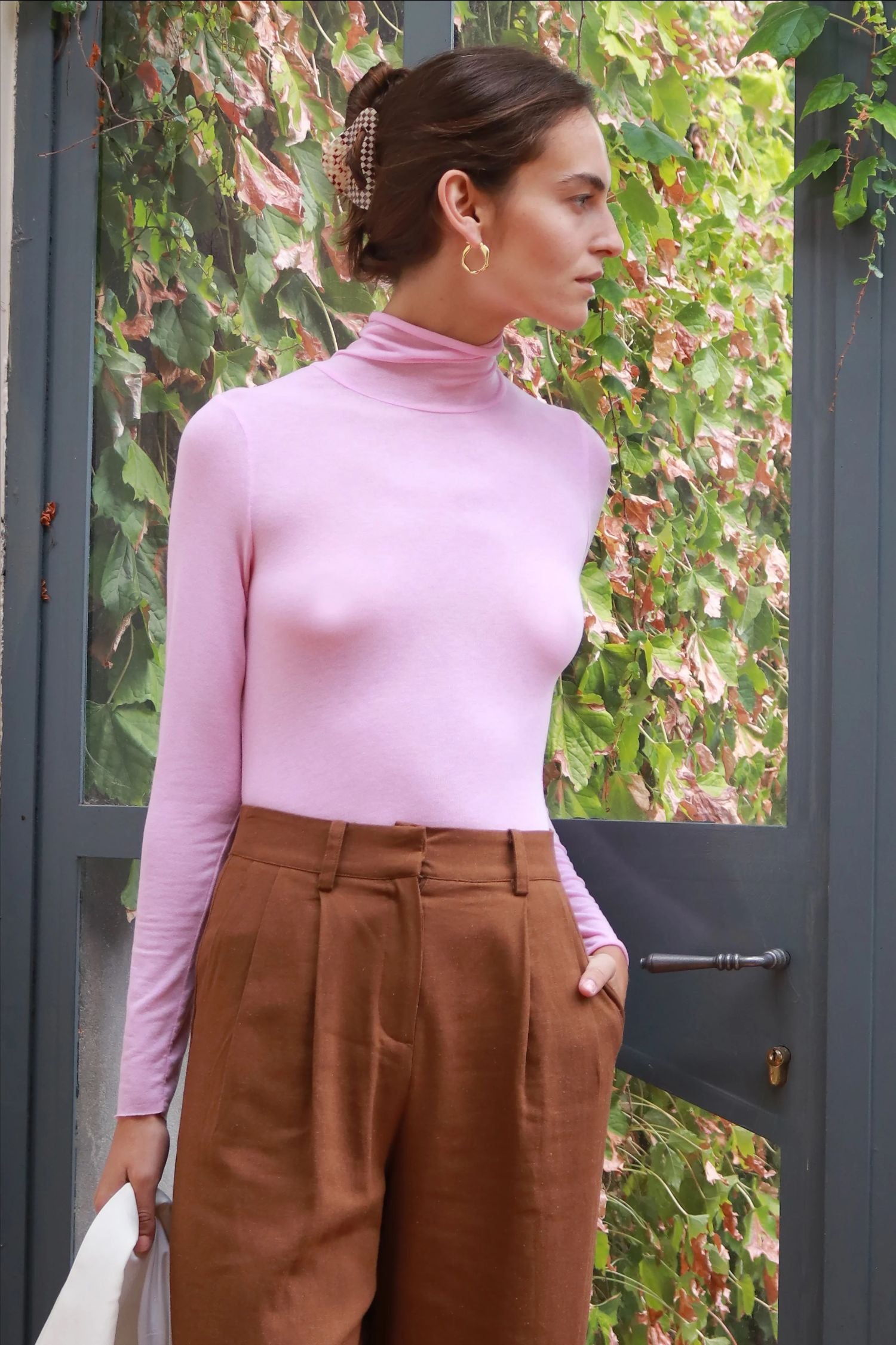 Ava Skivvy top - pink