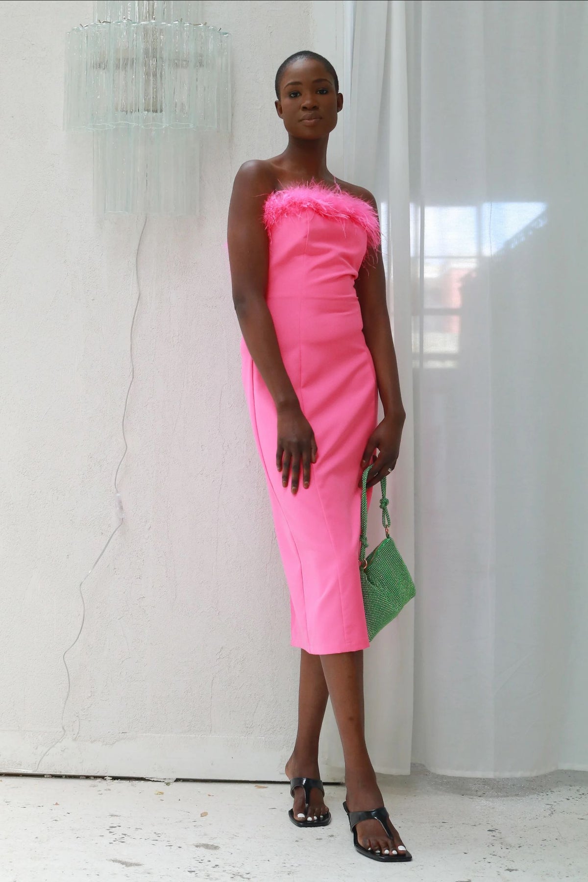 Pamela Dress - hot Pink