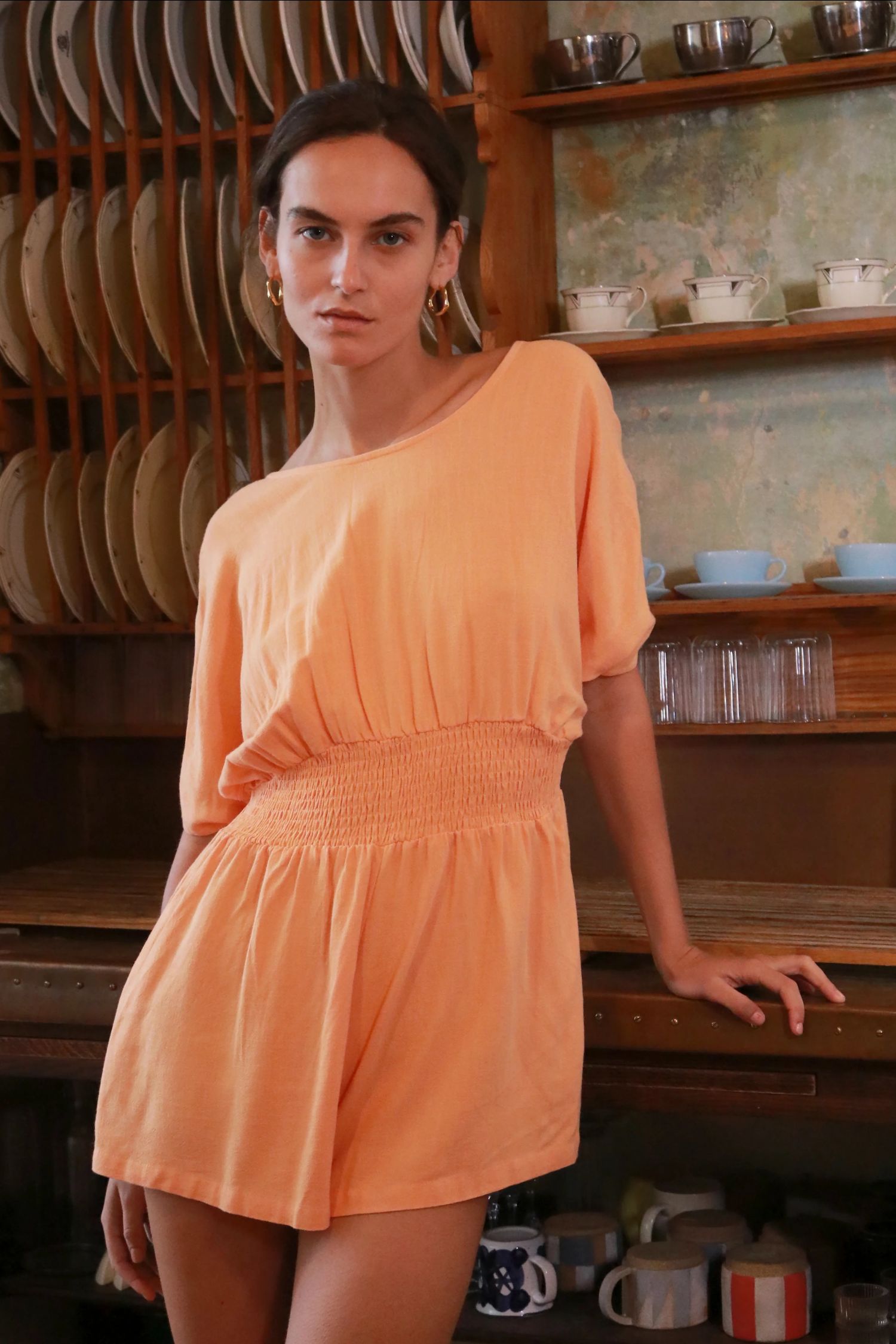 Pietro Romper - Peach