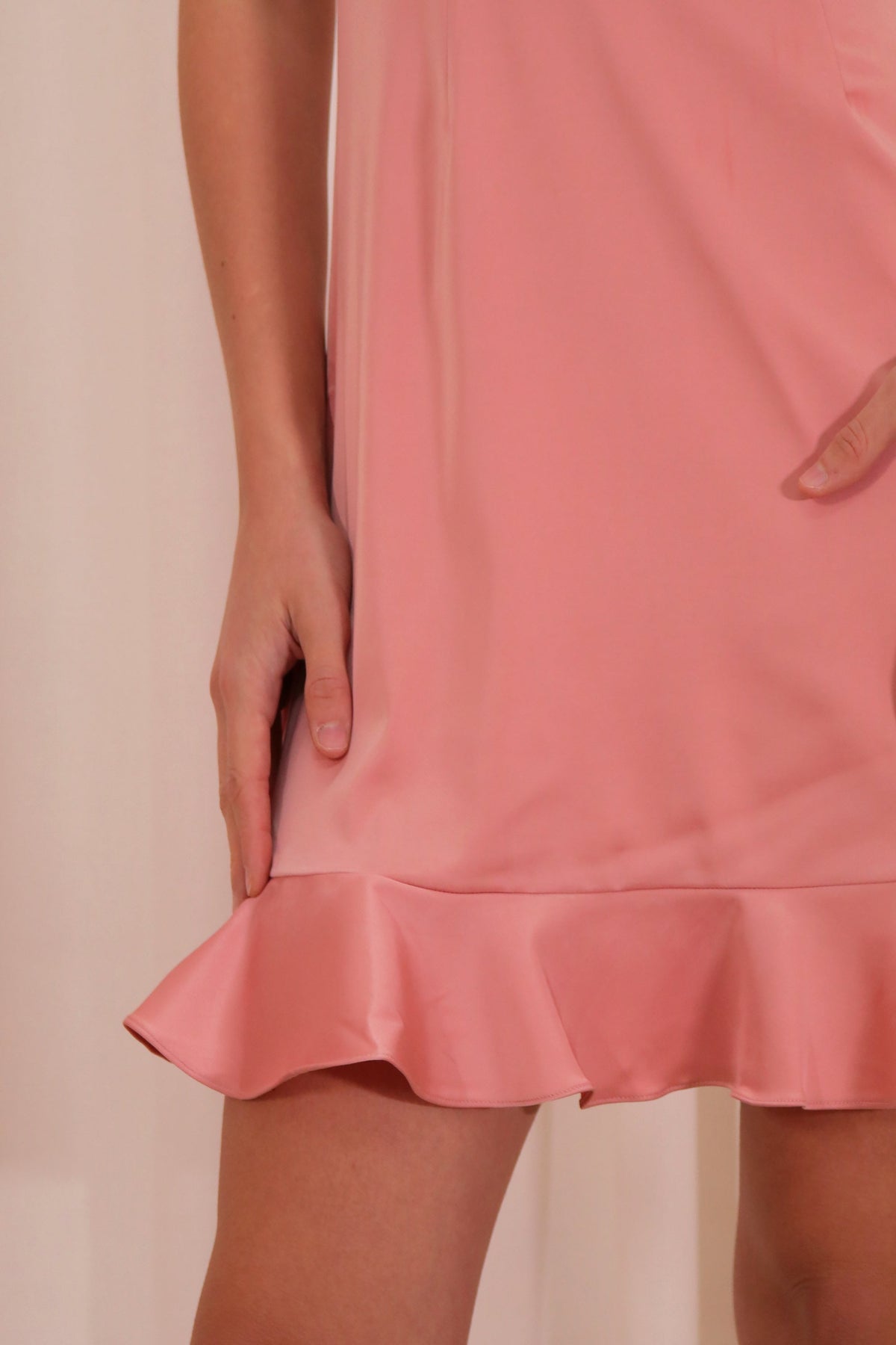 Quinny Ruffle Dress - Pink