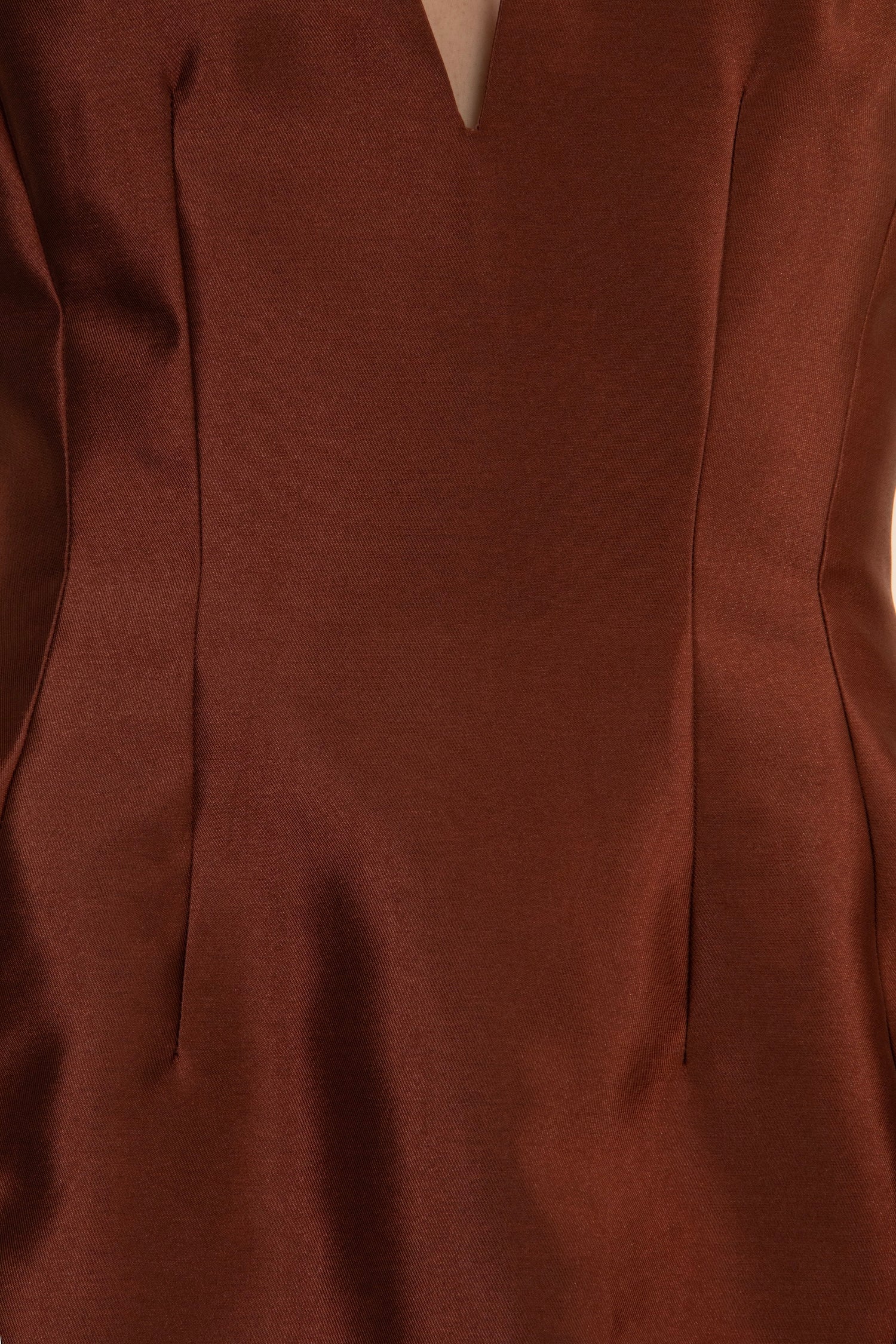 Luciana Mini Dress - Brown