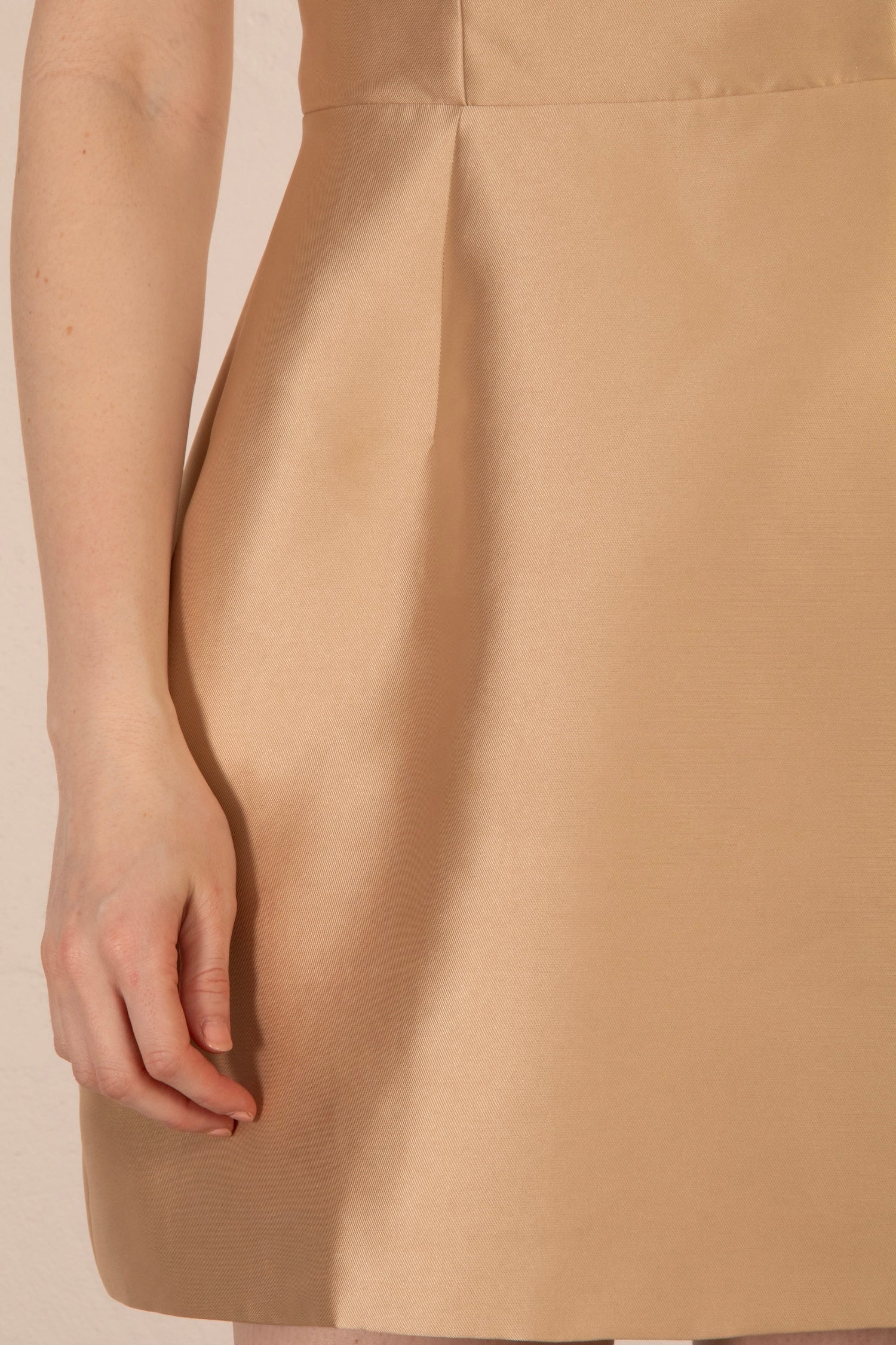 Halter Sienna Mini Dress - Gold