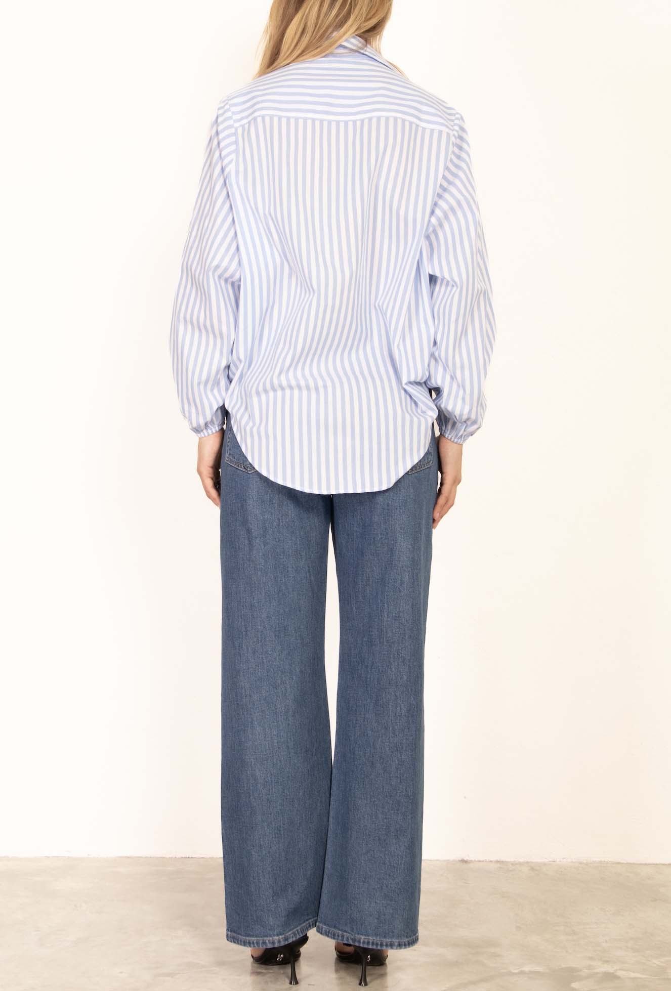 Mia Shirt - Blue Stripe