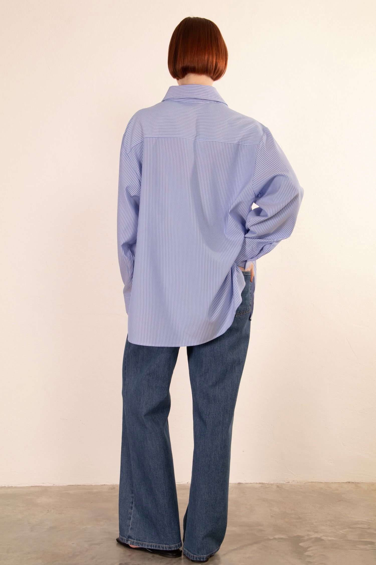 Mika Stripe Shirt - Blue stripe