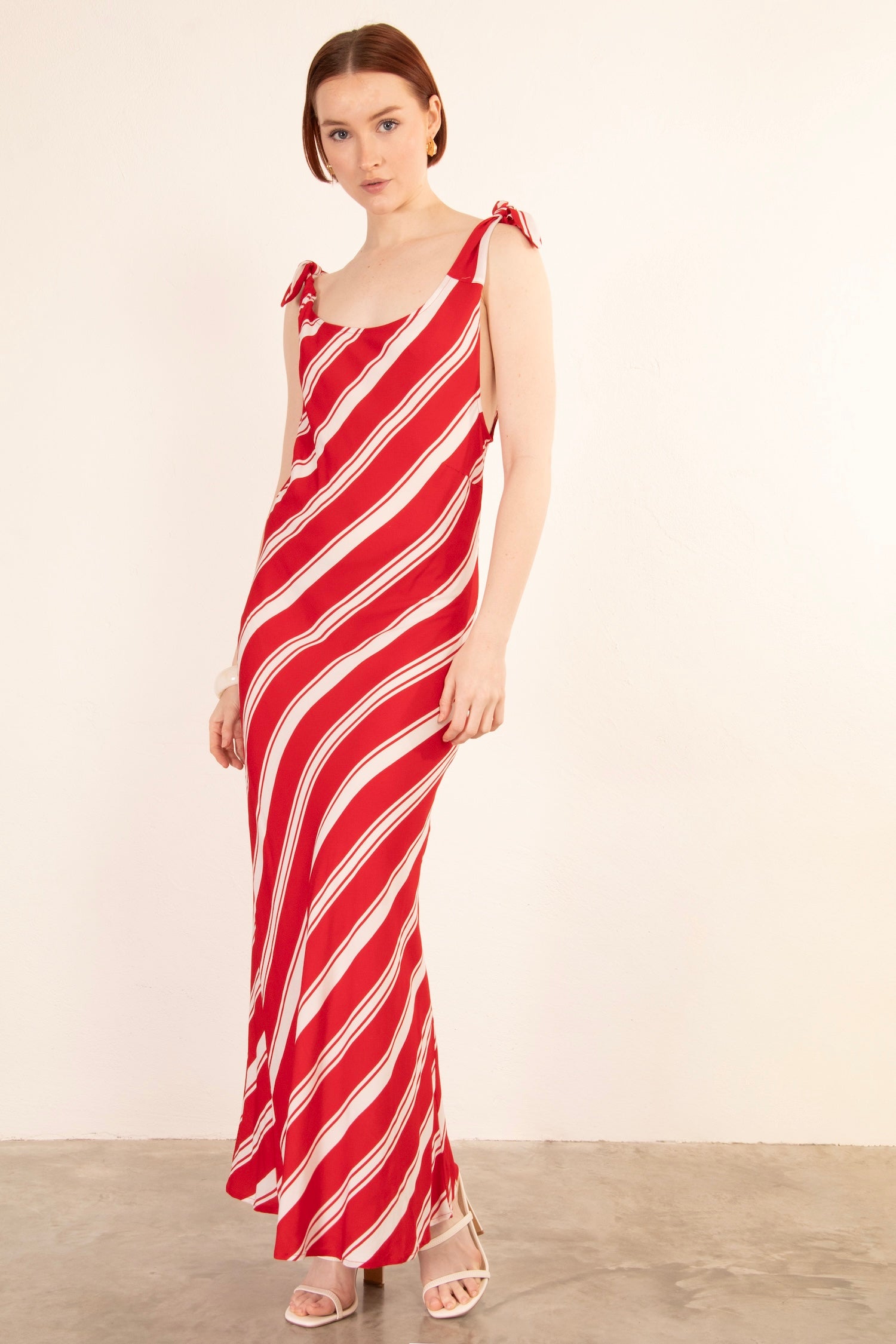 Riviera Dress - Red Stripe