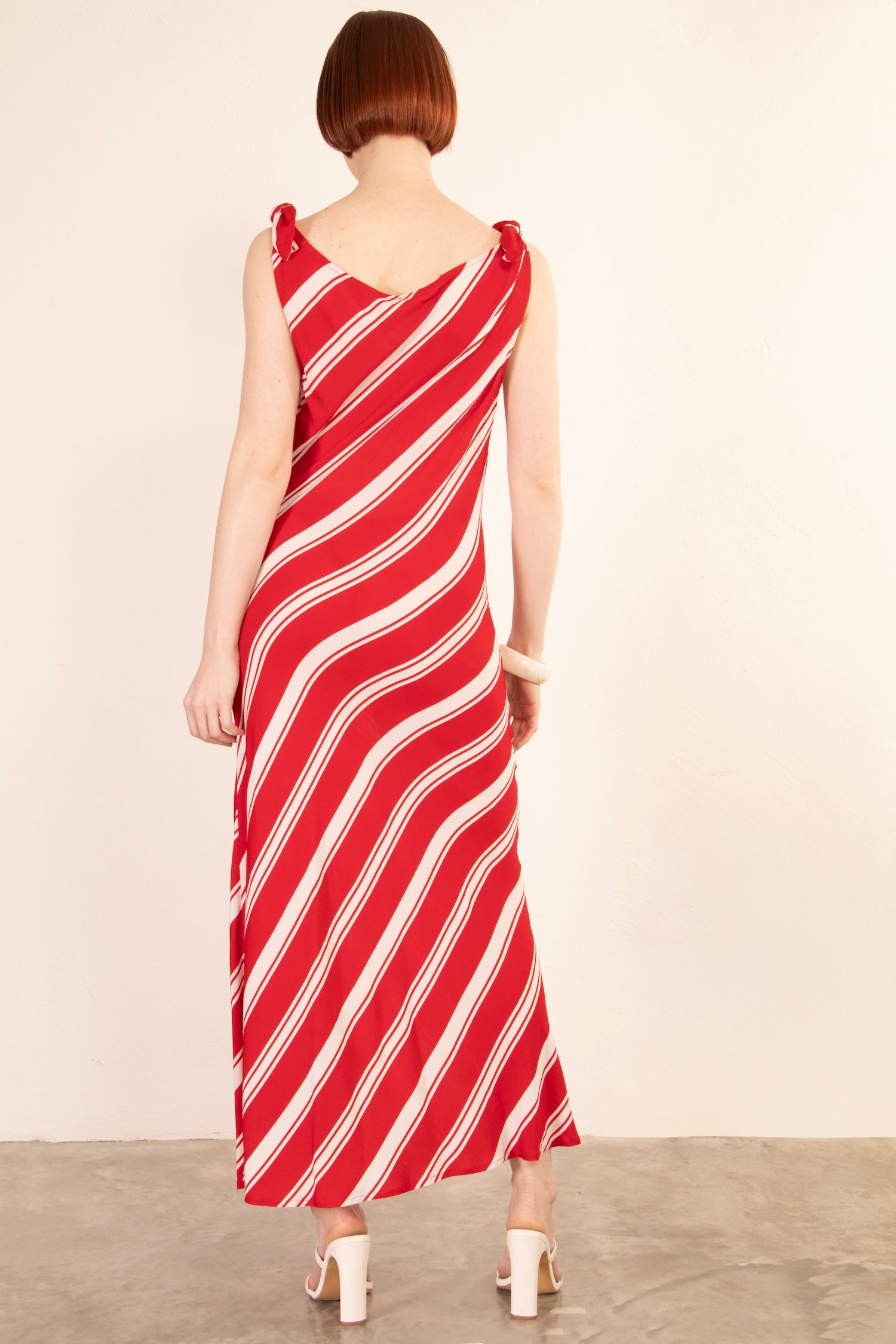 Riviera Dress - Red Stripe