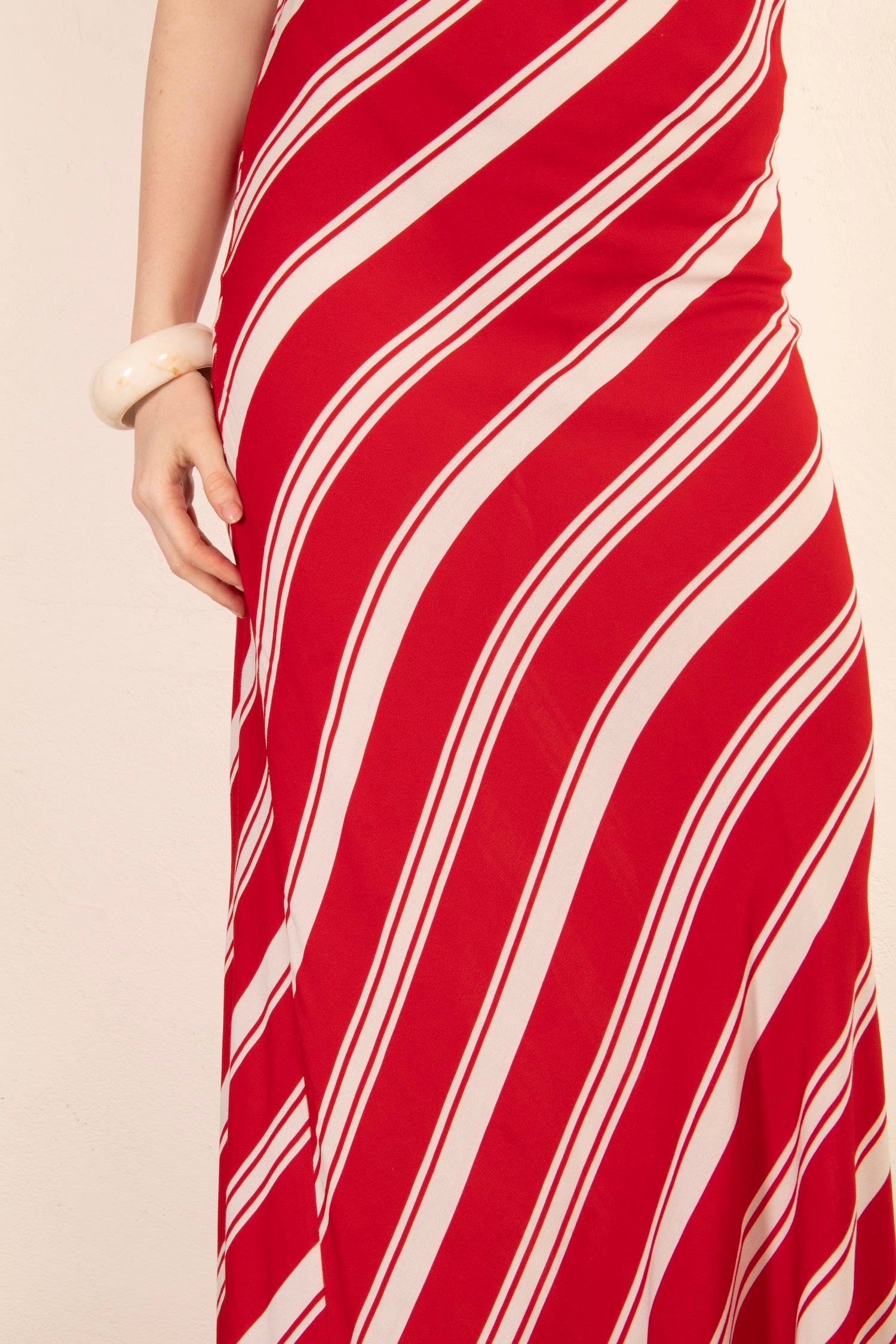 Riviera Dress - Red Stripe