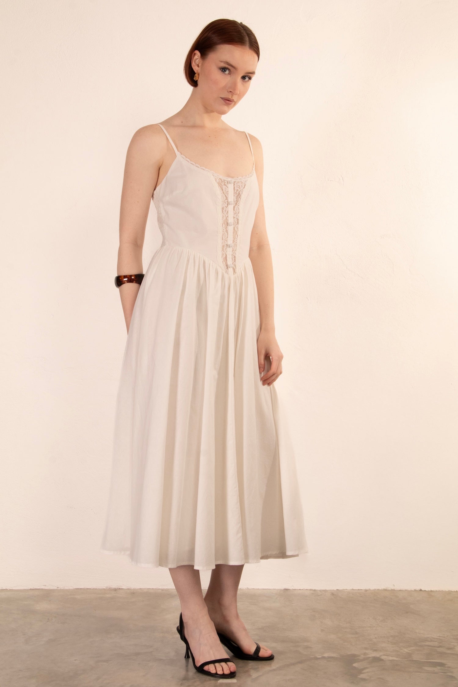 Freesia Dress - White