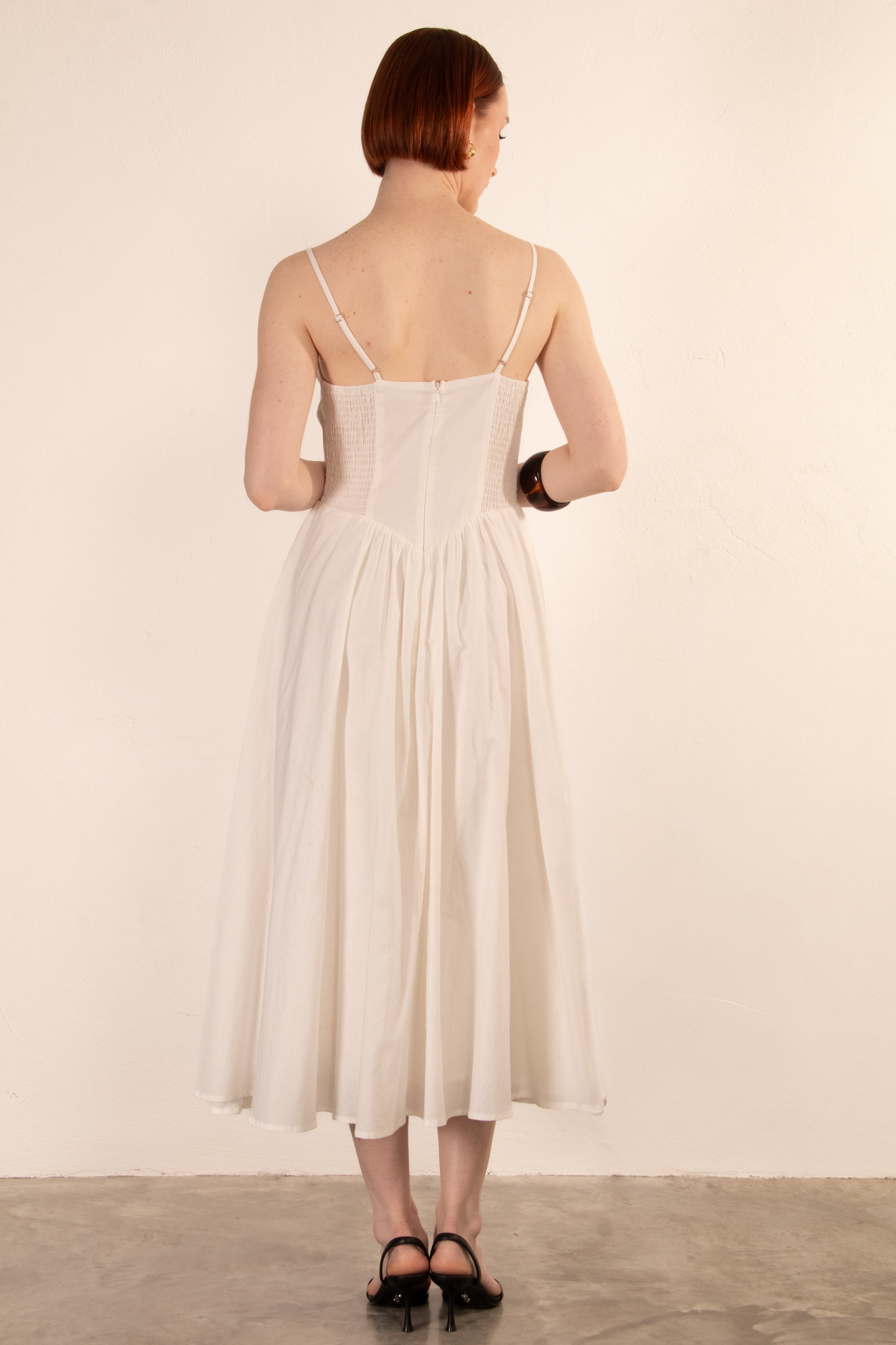 Freesia Dress - White