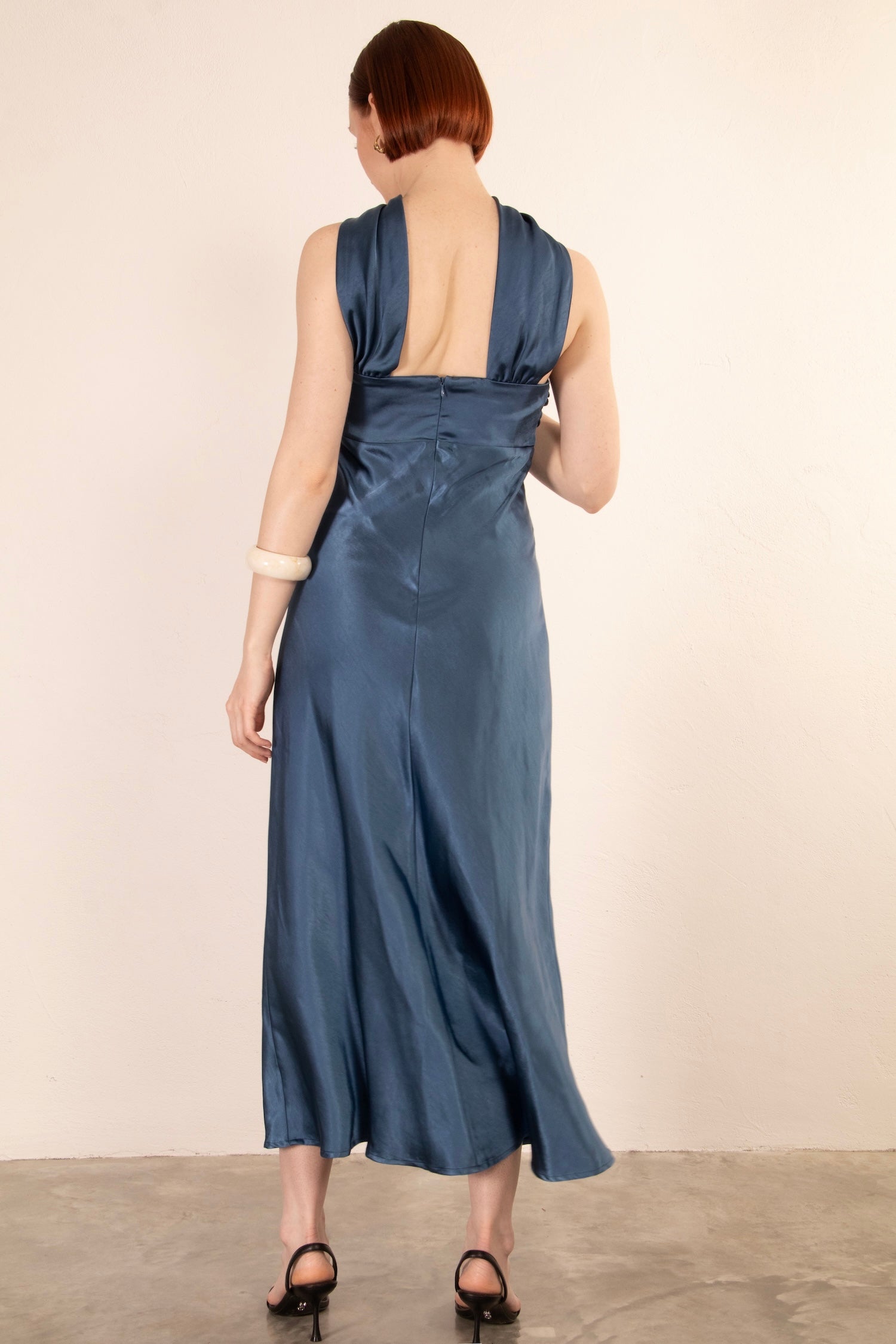 Midnight Midi Dress - Blue