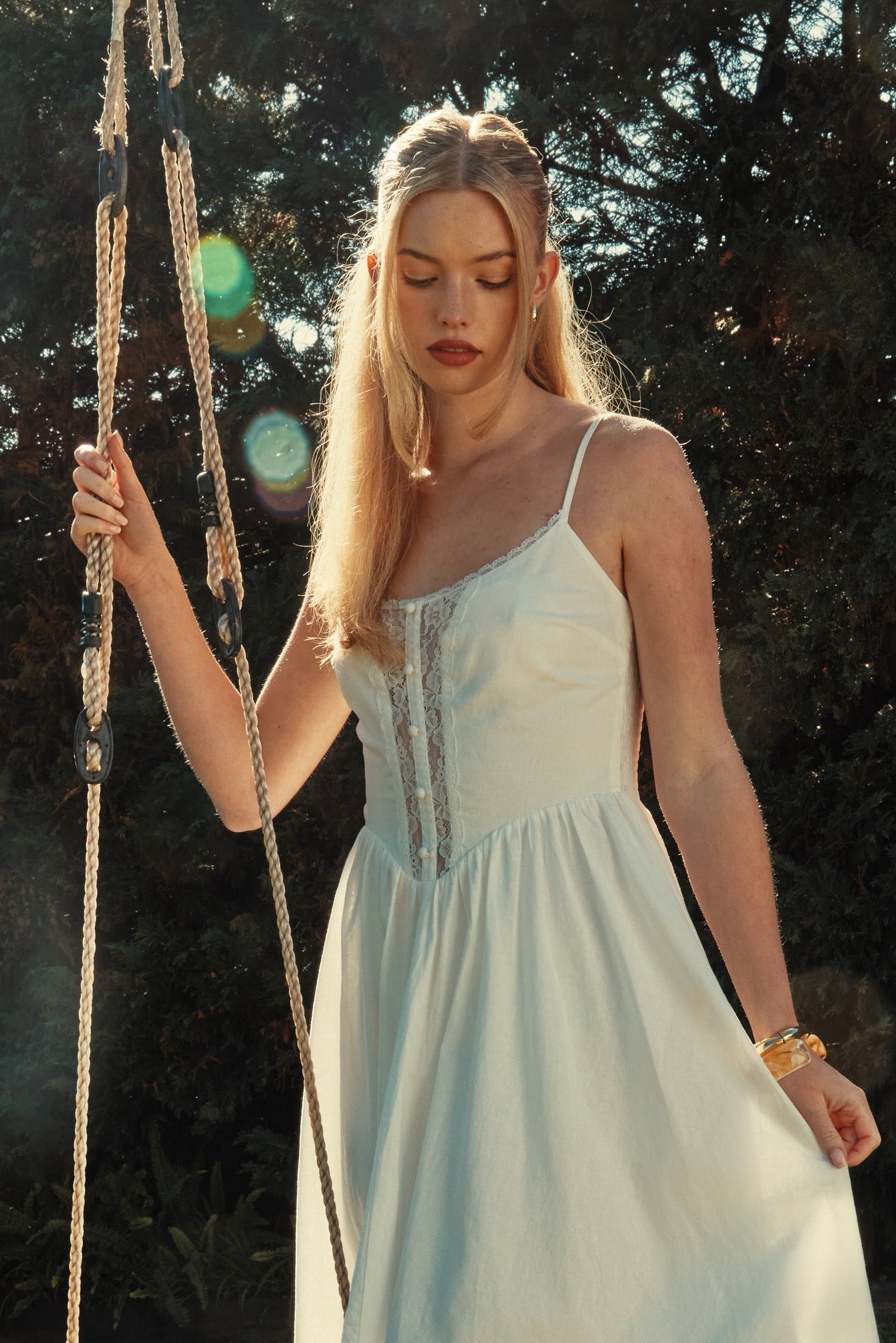 Freesia Dress - White