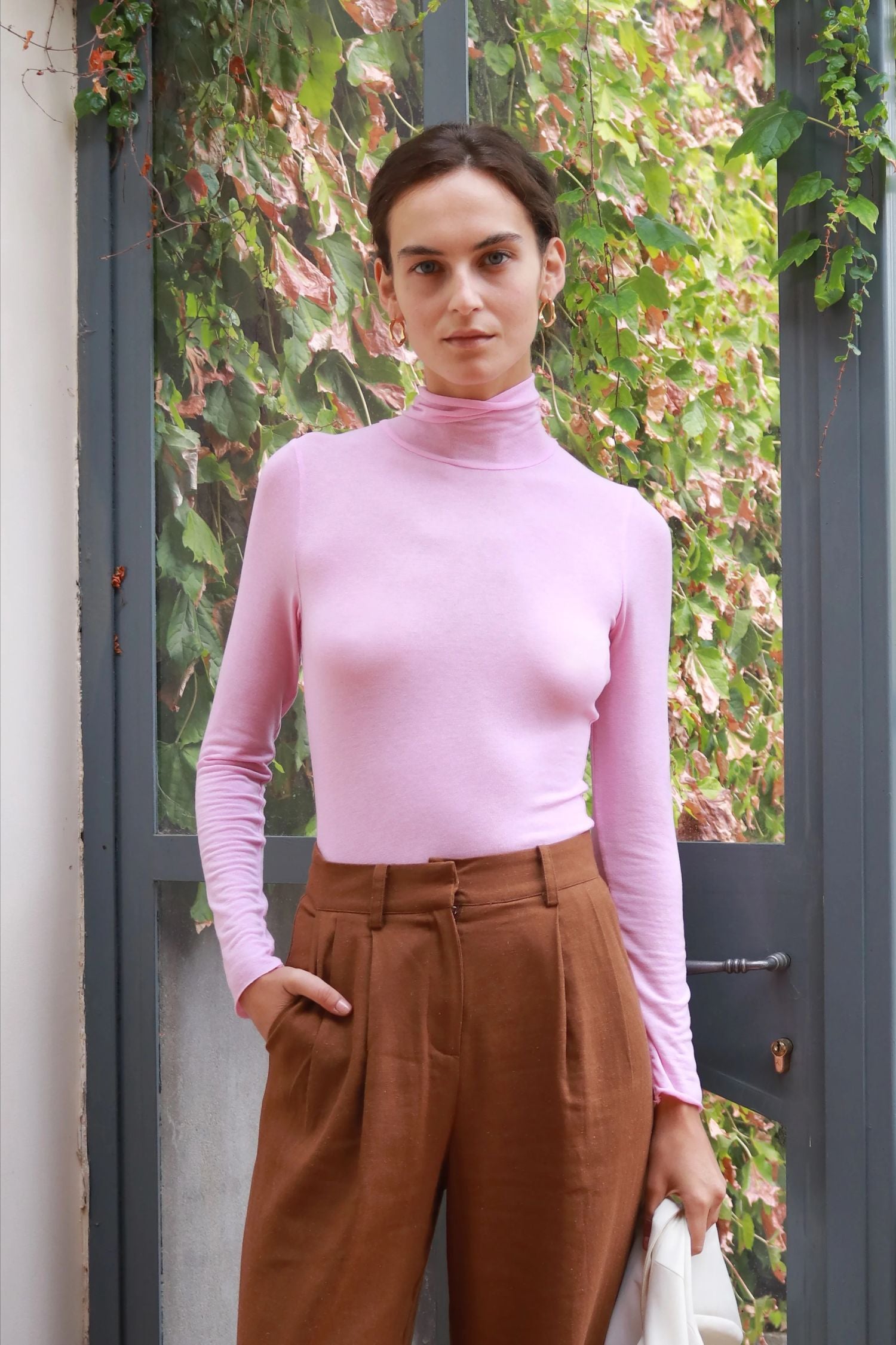 Ava Skivvy top - pink